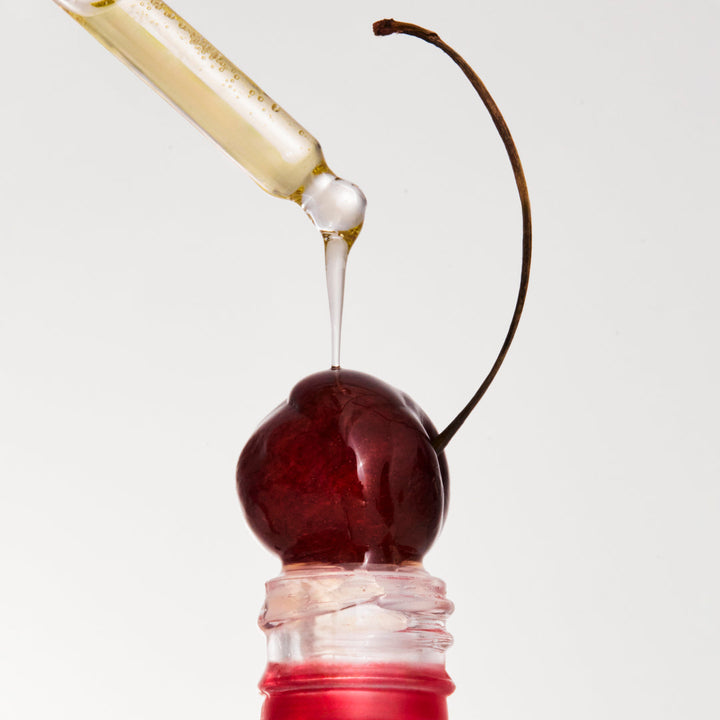 Soothe SuperFlower Firming Face Oil dropper with cherry