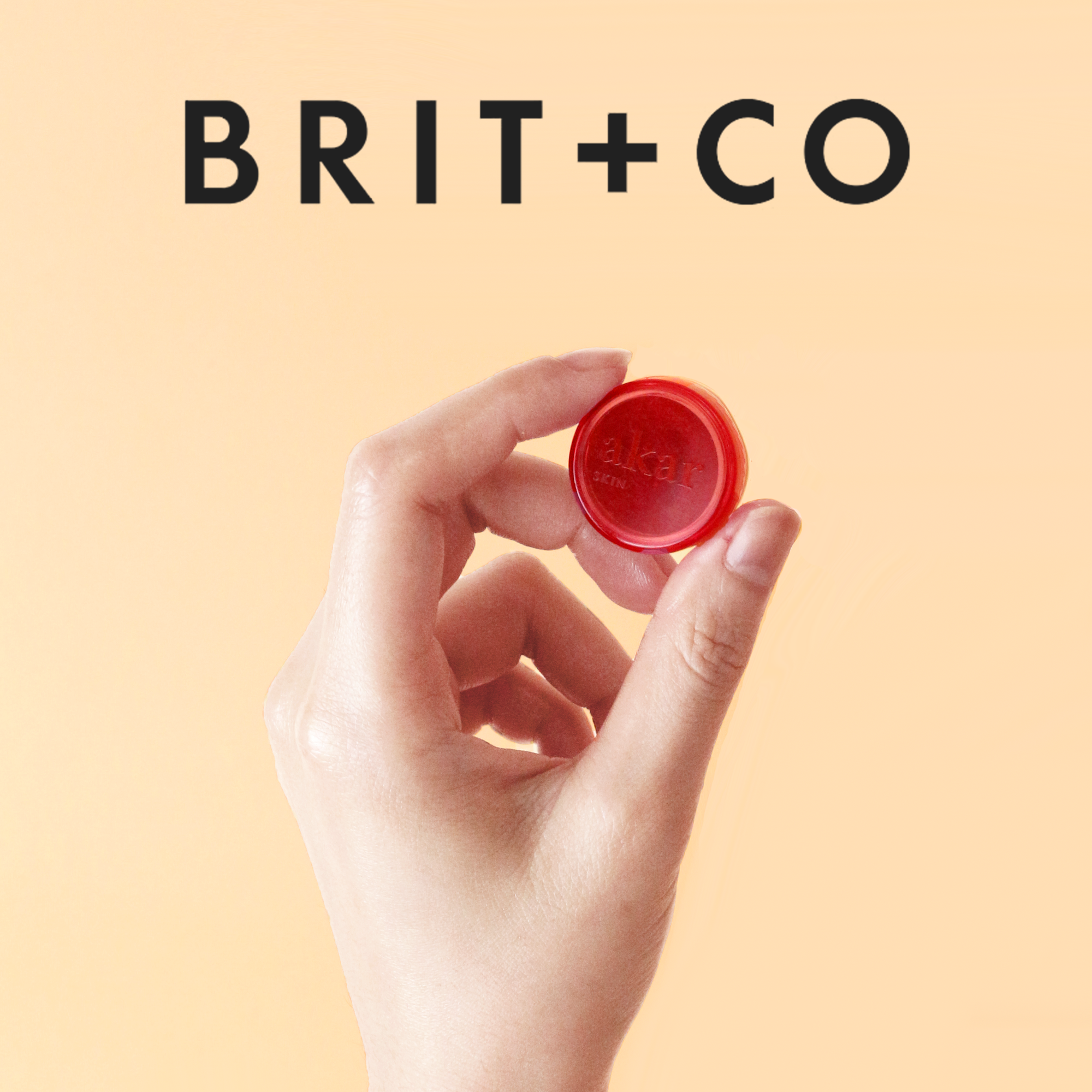 brit + co, ruby, hand, lipstick, lip balm, restoration, butter