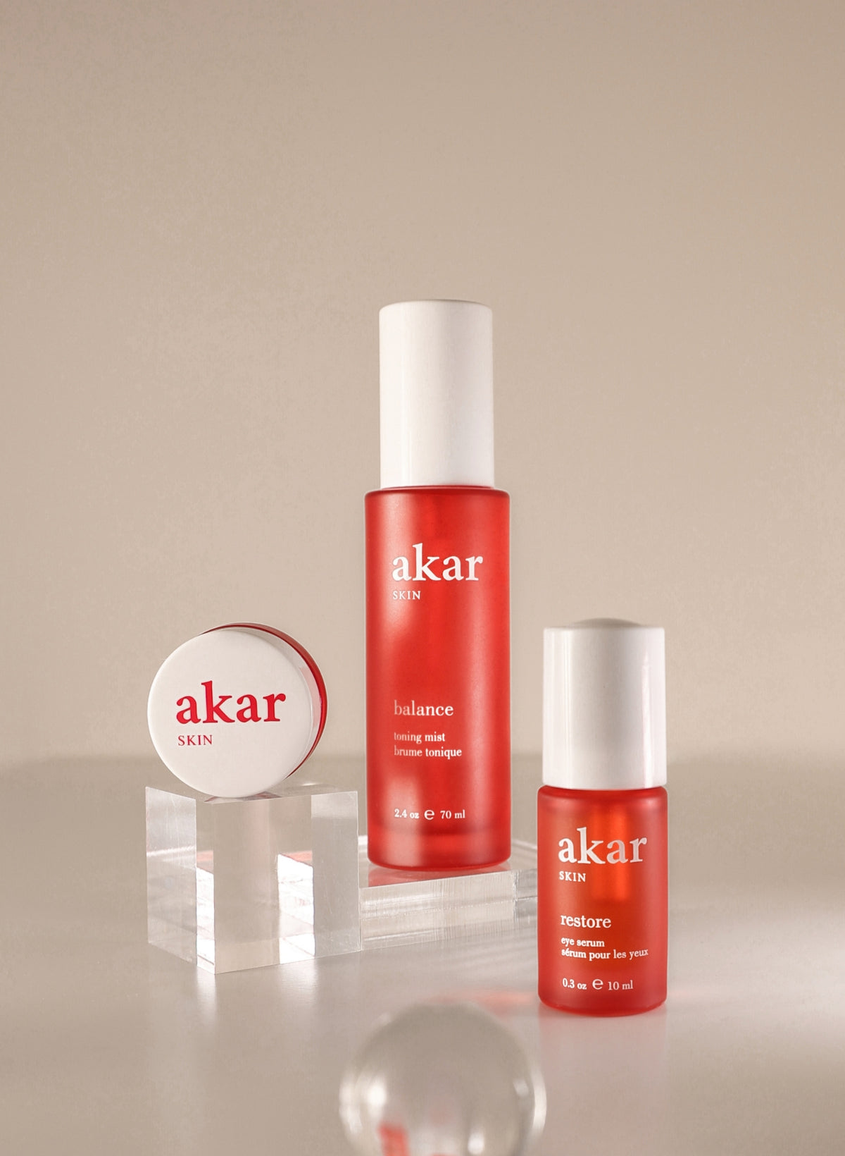 Akar Skin, Balance Toning Mist, Restore Eye Serum, Pure Lip Restoration, oily, bundle, discount, set, clean beauty